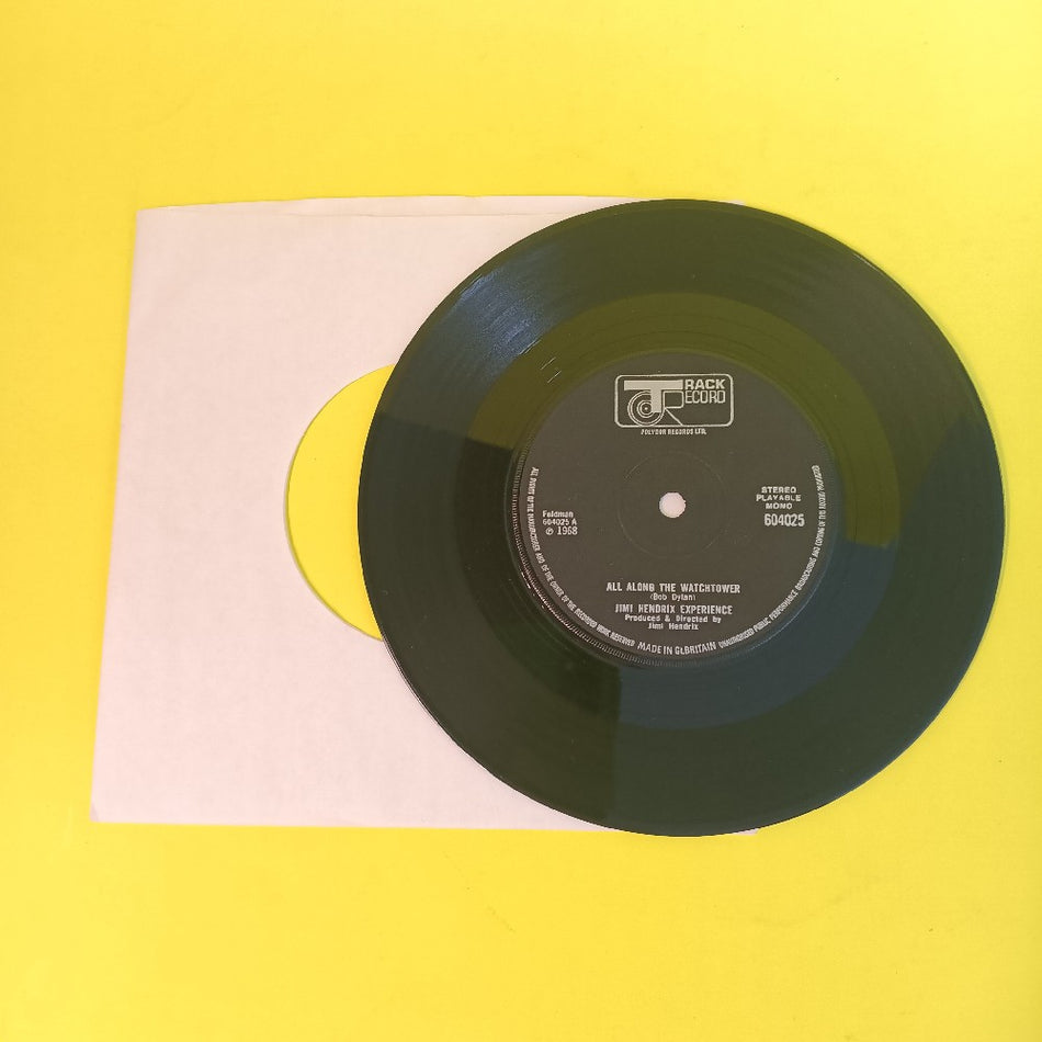 Jimi Hendrix Experience - All Along The Watchtower UK 7" 45 - 1968 - 604025 - Used - VG++ - Vinyl