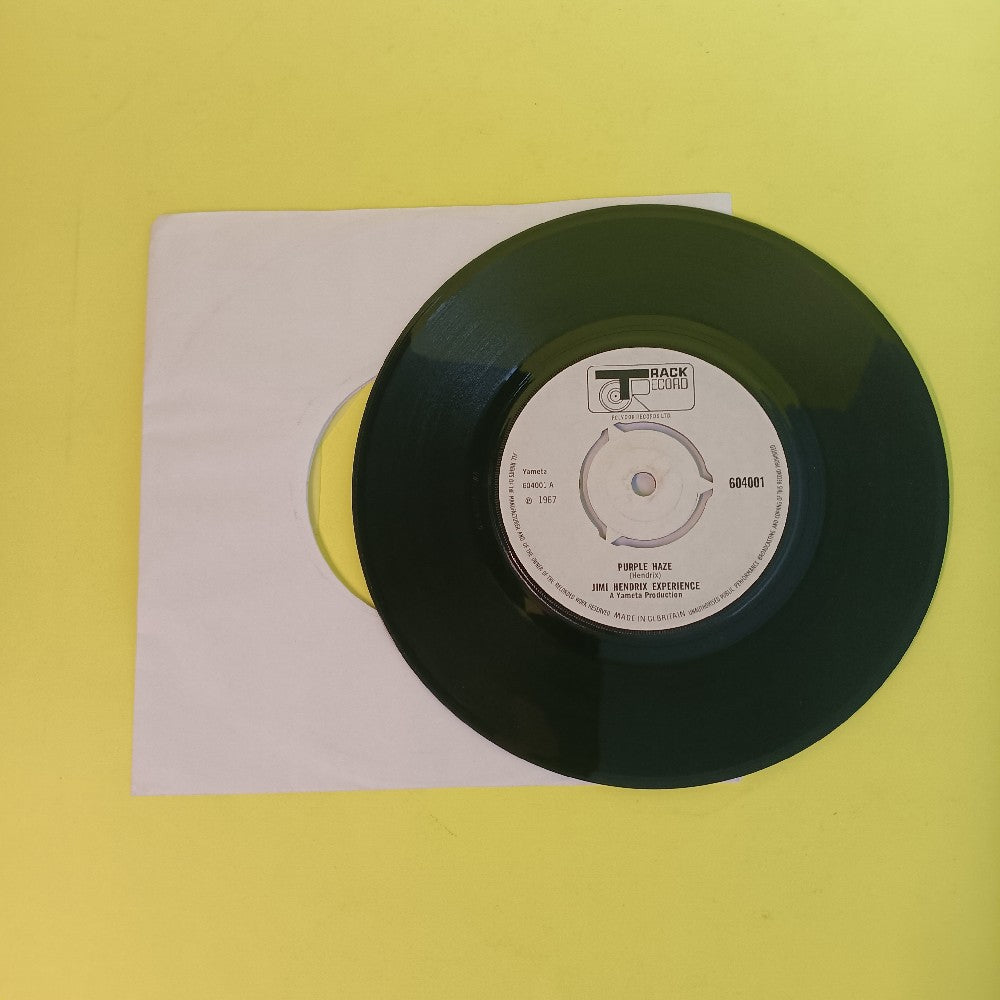 Jimi Hendrix Experience - Purple Haze UK 7" 45 - 1967 - 604001 - Used - VG+ - Vinyl