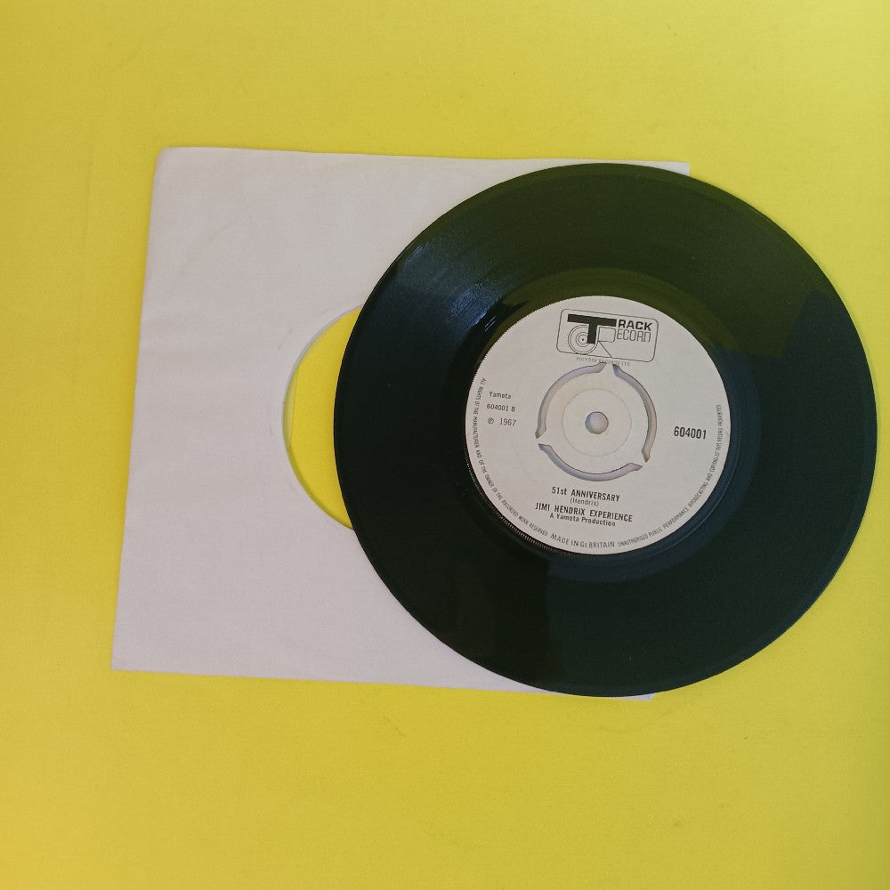 Jimi Hendrix Experience - Purple Haze UK 7" 45 - 1967 - 604001 - Used - VG+ - Vinyl
