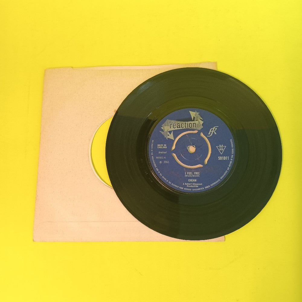 Cream - I Feel Free UK 7" 45 - 1966 - 591011 - Used - VG+ - Vinyl