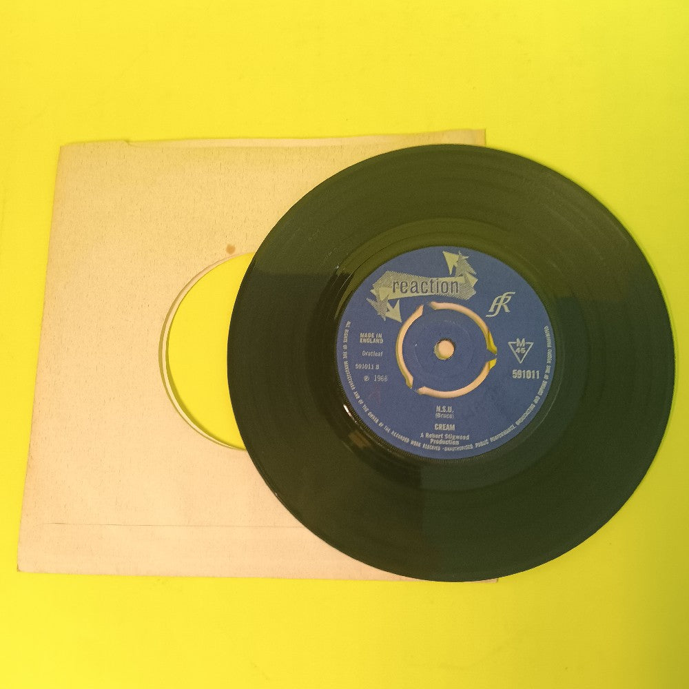 Cream - I Feel Free UK 7" 45 - 1966 - 591011 - Used - VG+ - Vinyl