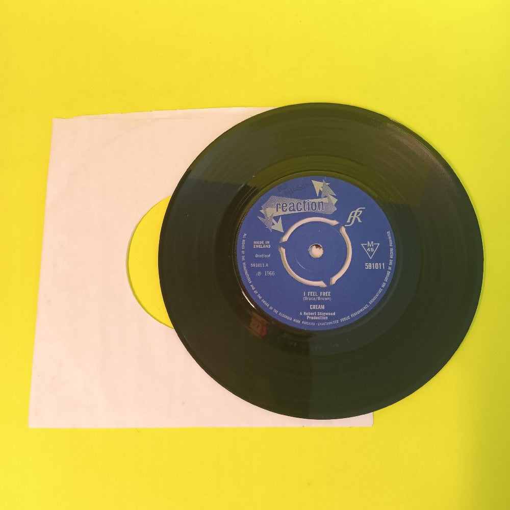 Cream - I Feel Free UK 7" 45 - 1966 - 591011 - Used - VG+ - Vinyl