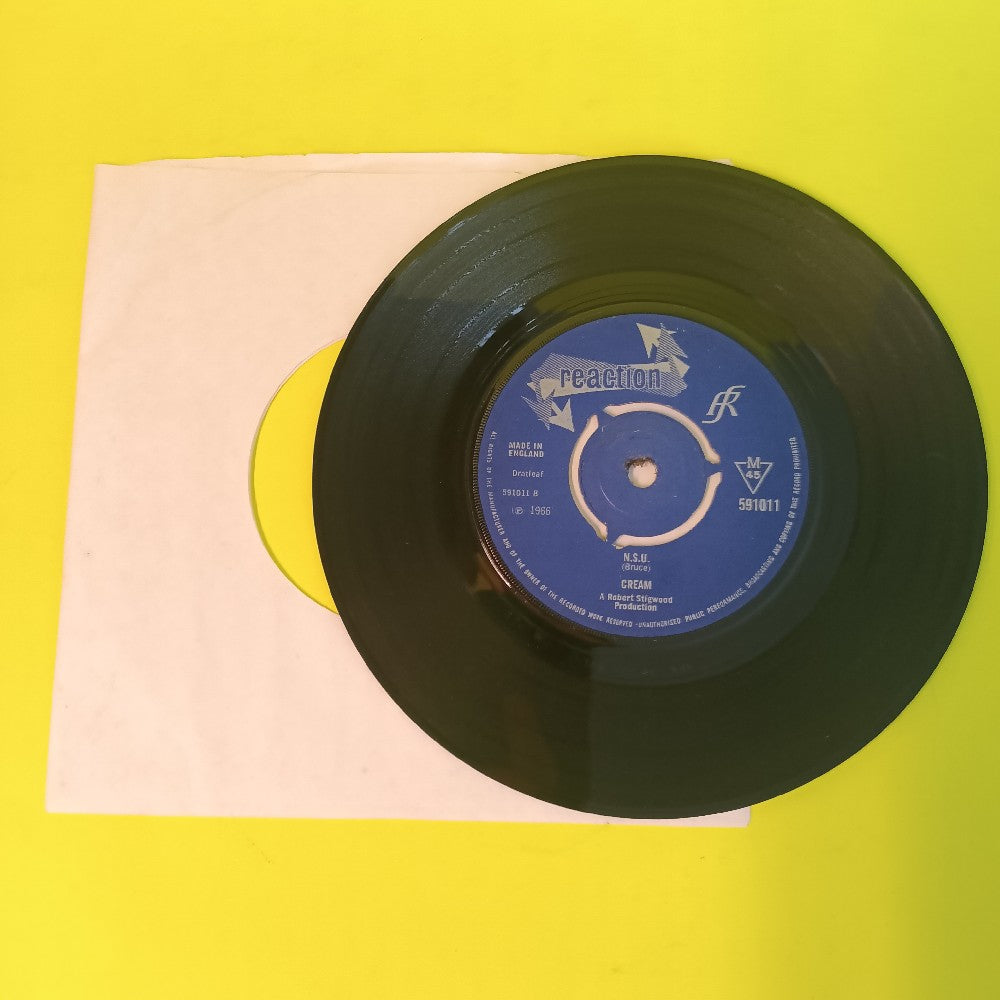 Cream - I Feel Free UK 7" 45 - 1966 - 591011 - Used - VG+ - Vinyl