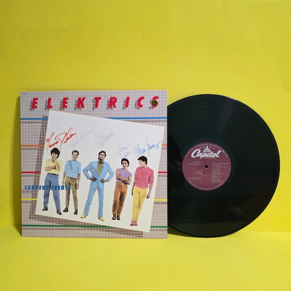 Elektrics - Current Events / Autographed By The Whole Band  - 1980 - ST-12093 - Used - NM - Vinyl