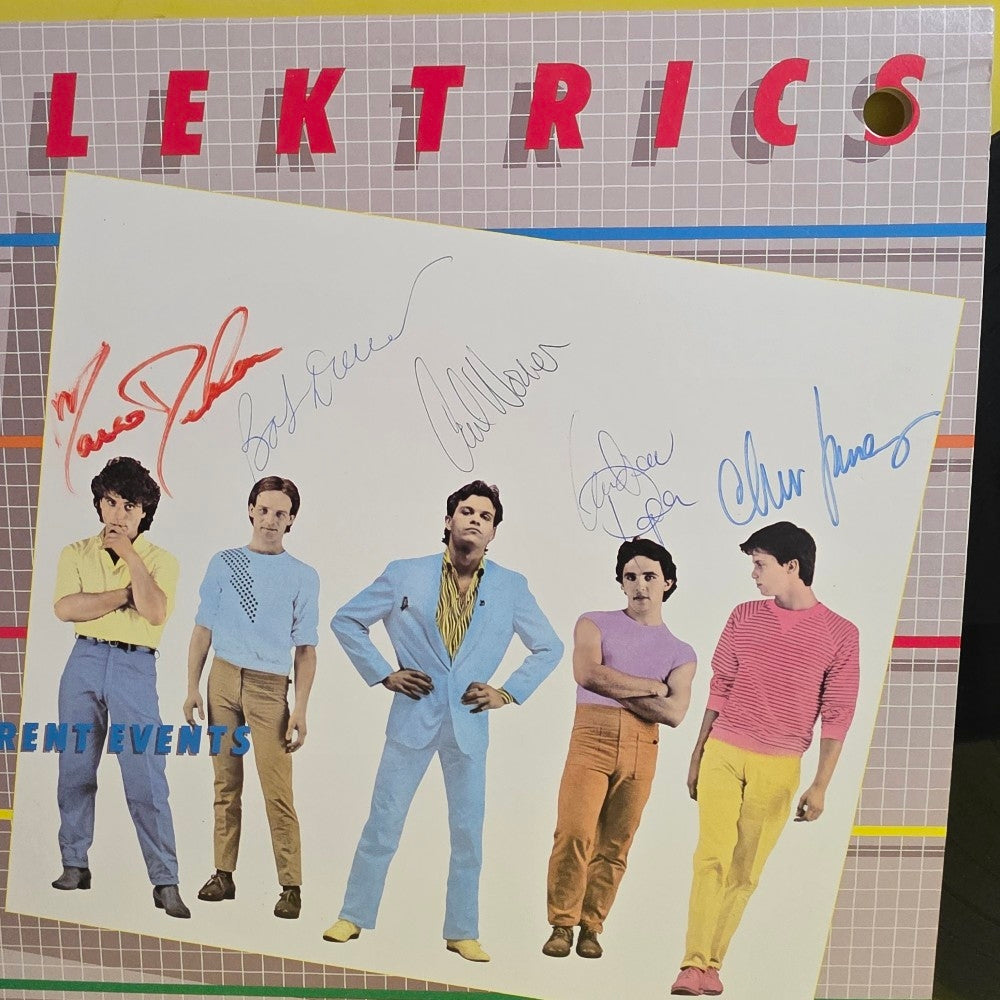 Elektrics - Current Events / Autographed By The Whole Band  - 1980 - ST-12093 - Used - NM - Vinyl