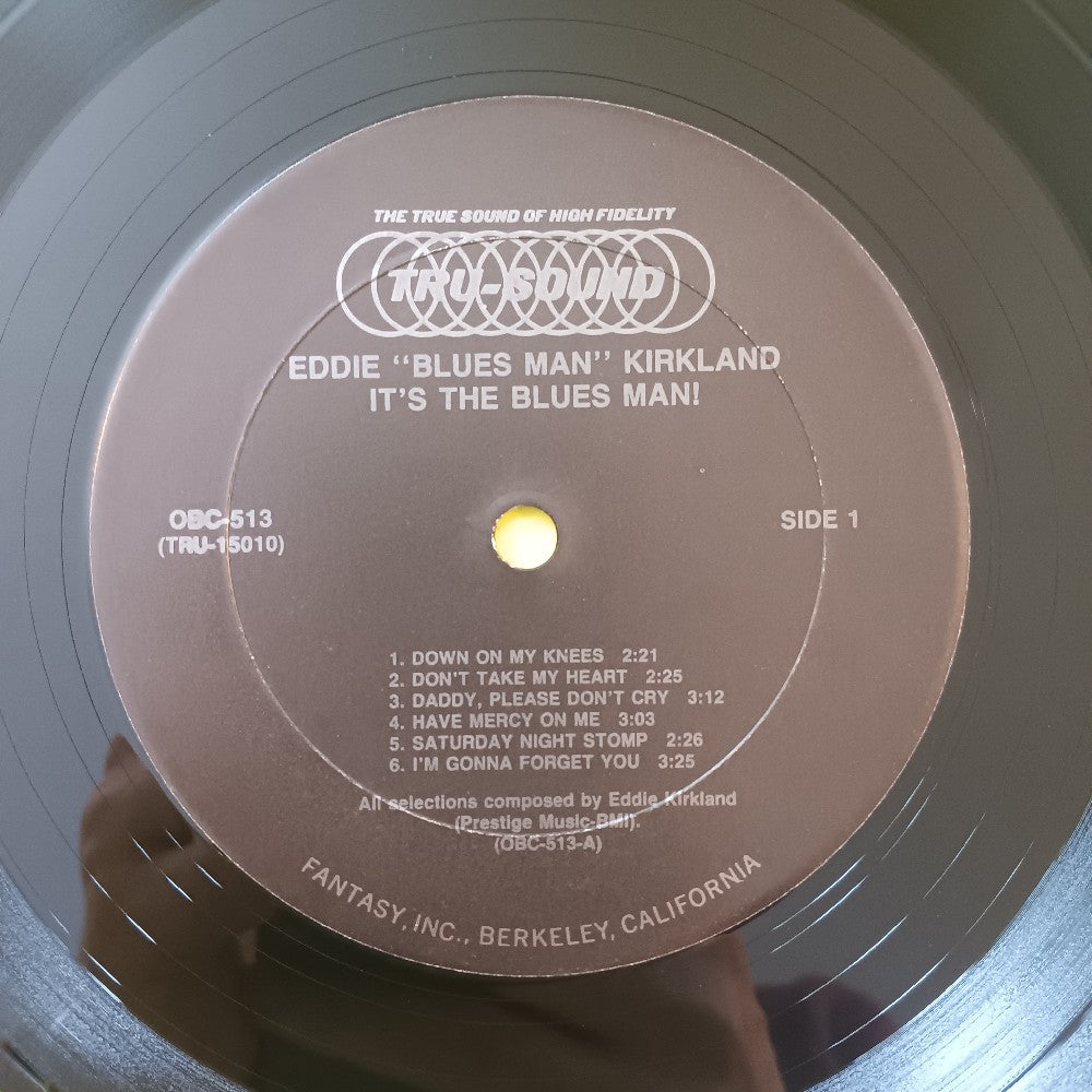 Eddie "Blues Man" Kirkland - It's The Blues Man! - 1987 - OBC-513 - Used - EX - Vinyl