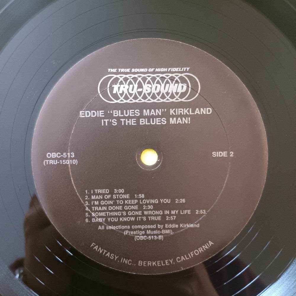 Eddie "Blues Man" Kirkland - It's The Blues Man! - 1987 - OBC-513 - Used - EX - Vinyl