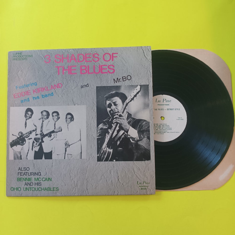 Various - 3 Shades Of The Blues - Lu Pine 8003 - Used - EX - Vinyl