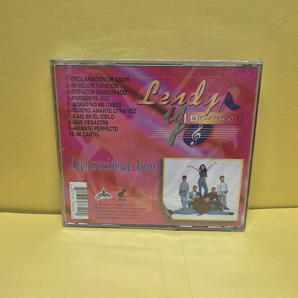 Wendy Y La Declaration  - Declaration De Amor - 1997 - H2 7243 8 56654 2 4 - New - Sealed - CDs