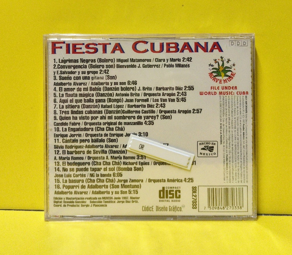 Various - Fiesta Cubana - 1997 - SDL27033 - New - Sealed - CDs - Mexican Import