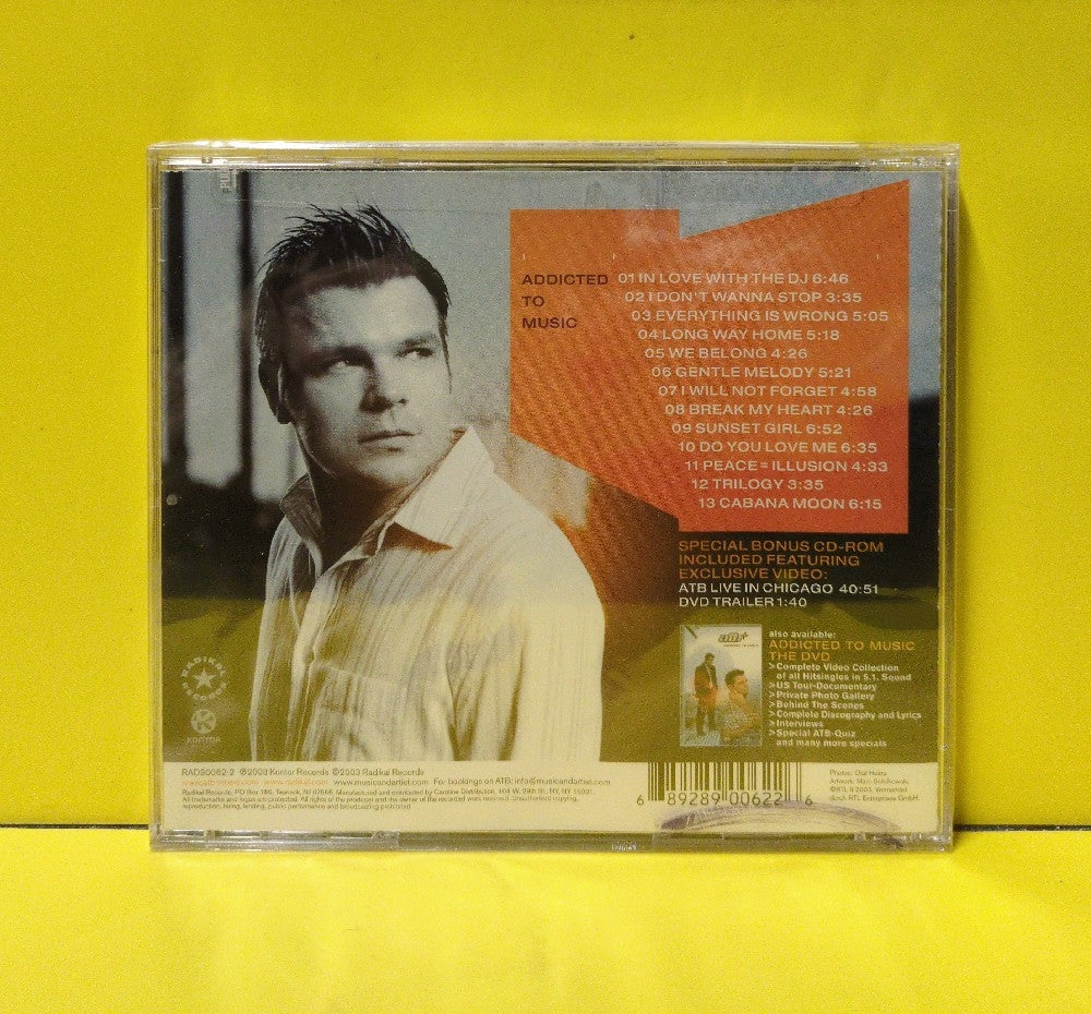 ATB - Addicted To Music - 2003 - RAD90062-2 - New - Sealed - CDs - 2xCD Set