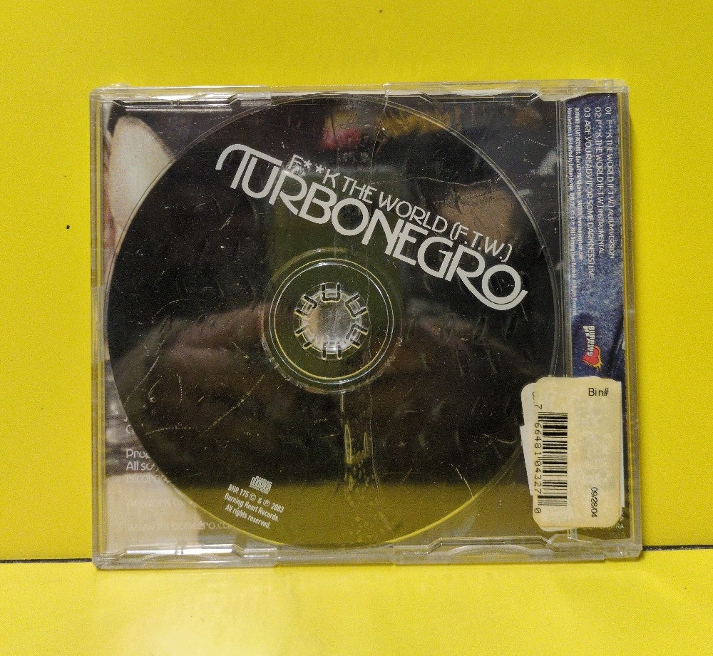 Turbonegro - F**k The World (F.T.W.) - 2003 - BHR 175 - New - Sealed - CDs - CD Single - European Import
