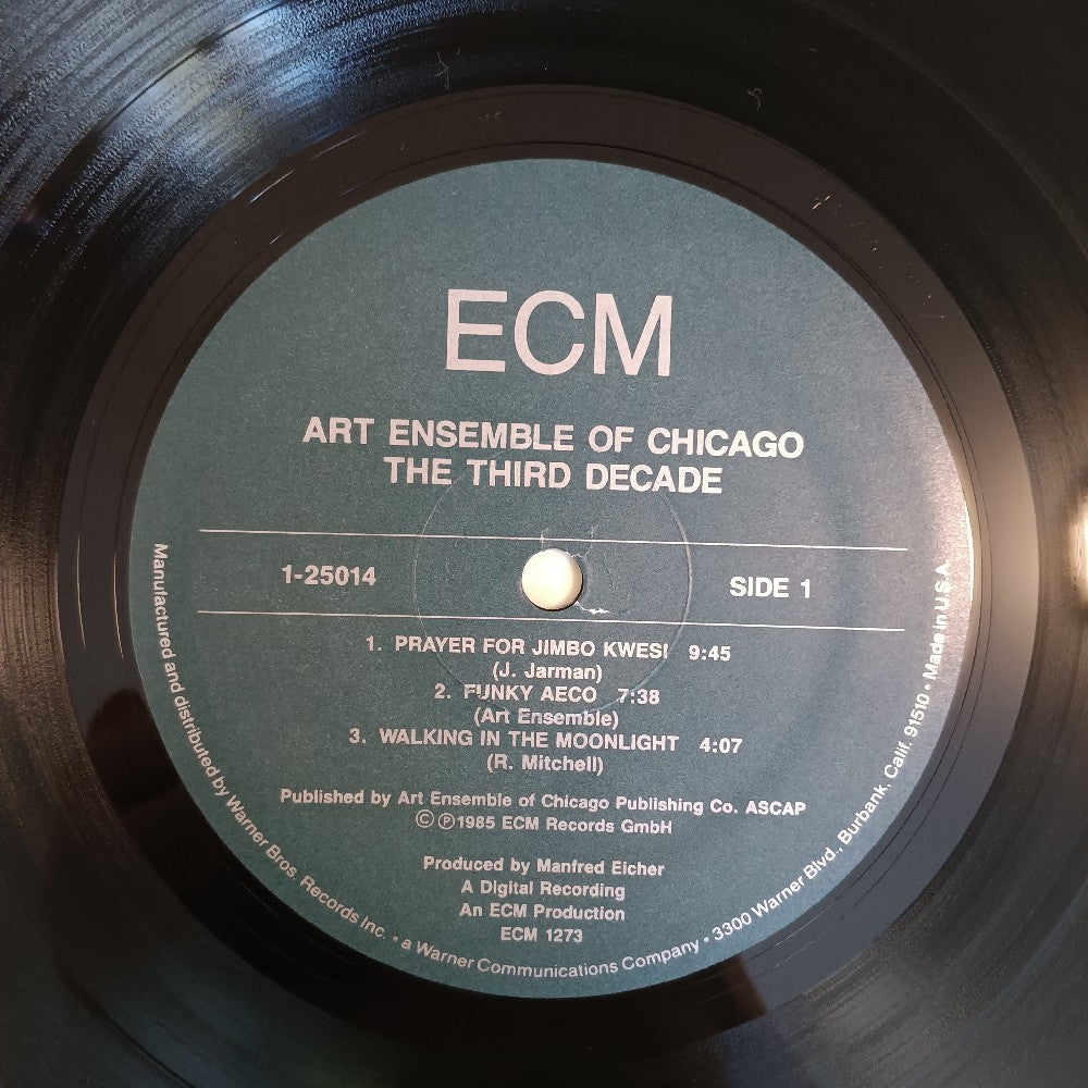 Art Ensemble Of Chicago - The Third Decade - 1985 - ECM 1273 - Used - NM - Vinyl
