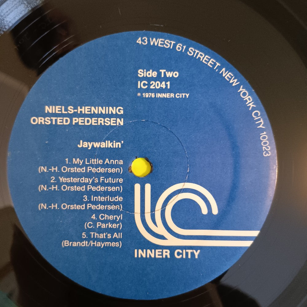 Niels-Henning Orsted Pedersen - Jaywalkin' - 1976 - IC 2041 - Used - EX - Vinyl