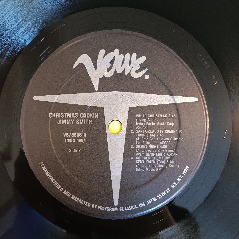 Jimmy Smith - Christmas Cookin' - 1983 - V6-8666 - Used - EX - Vinyl
