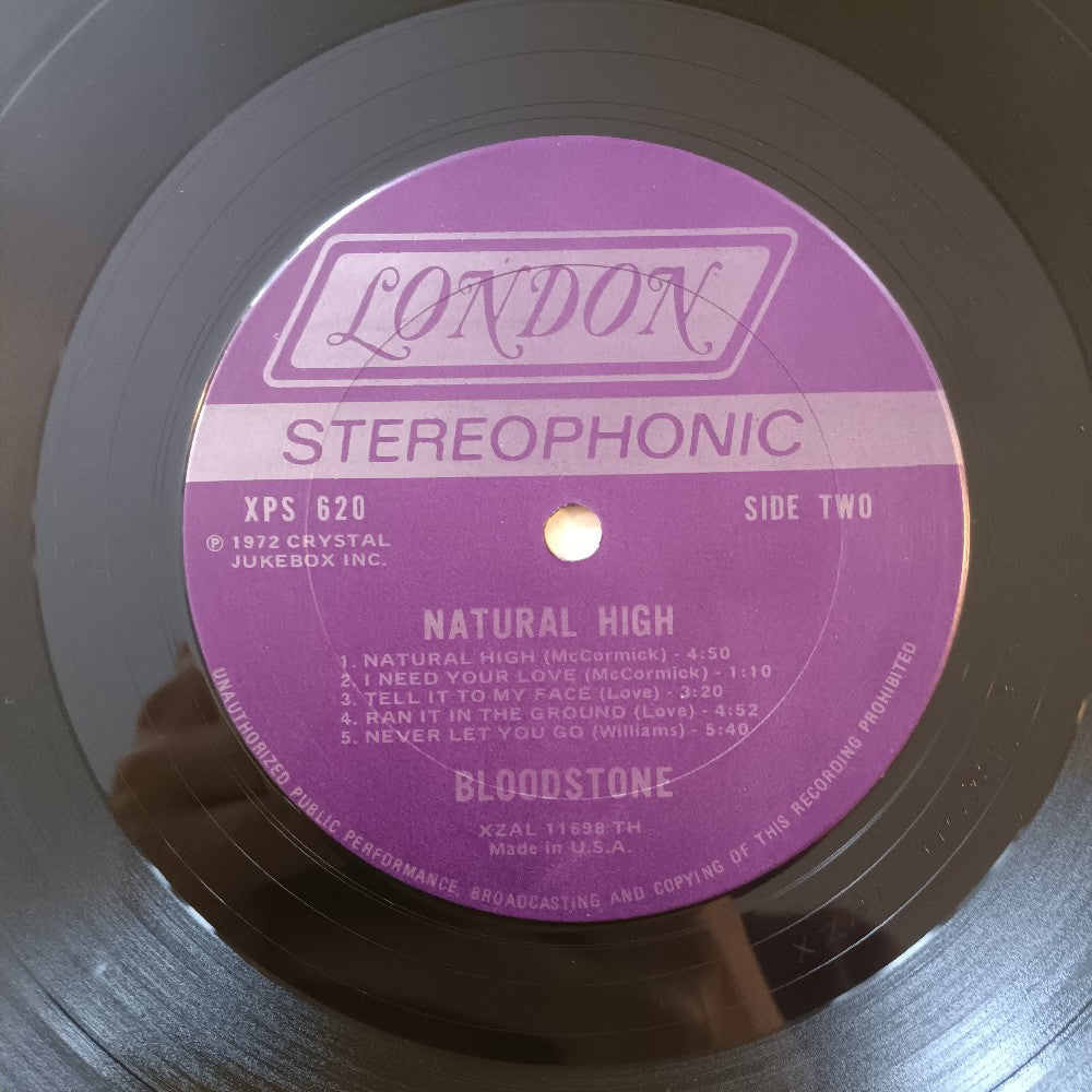 Bloodstone - Natural High PROMO Rare Label - 1973 - XPS 62 - Used - VG++ - Vinyl