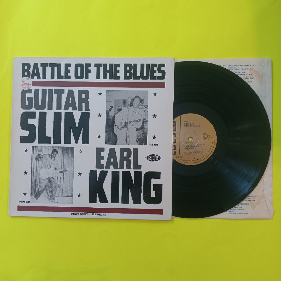 Guitar Slim / Earl King - Battle Of The Blues UK - 1987 - CHD 189 - Used - VG++ - Vinyl
