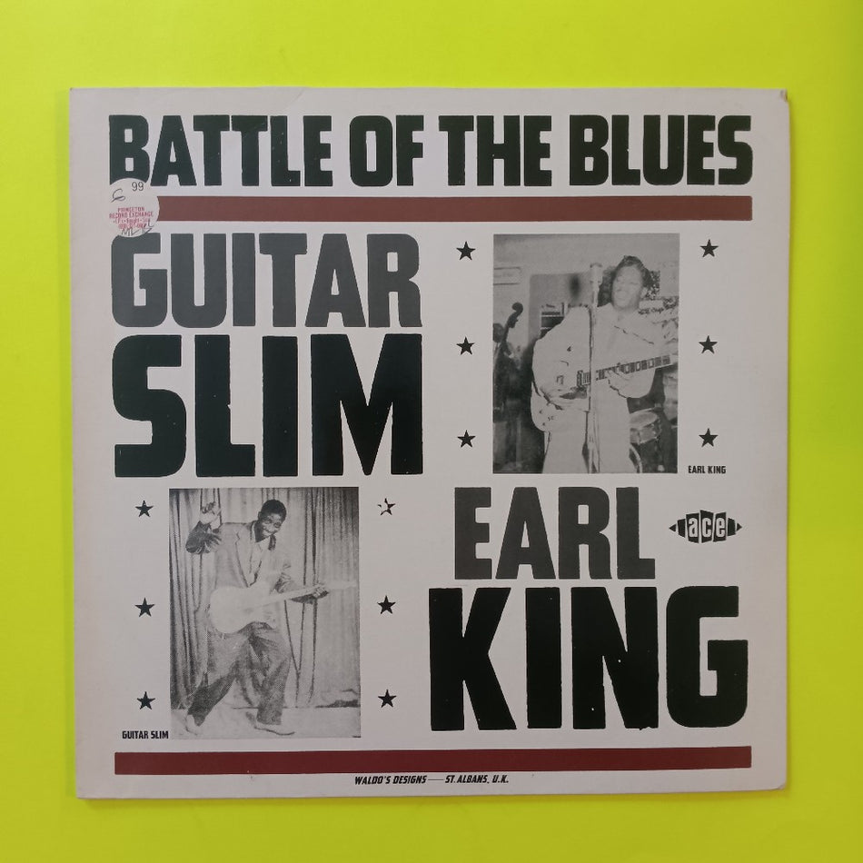Guitar Slim / Earl King - Battle Of The Blues UK - 1987 - CHD 189 - Used - VG++ - Vinyl
