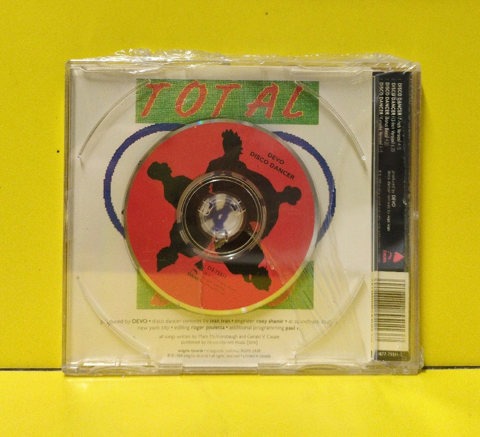 Devo - Disco Dancer - 1988 - D3-75511 - New - Sealed - CDs - 3" CD Single