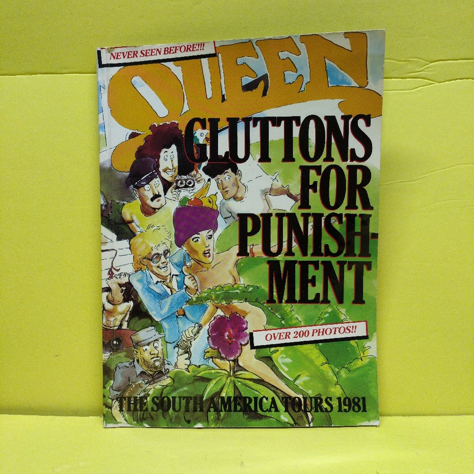 Queen - Gluttons For Punishment (The South American Tours 1981) - 1981 - Used - Books