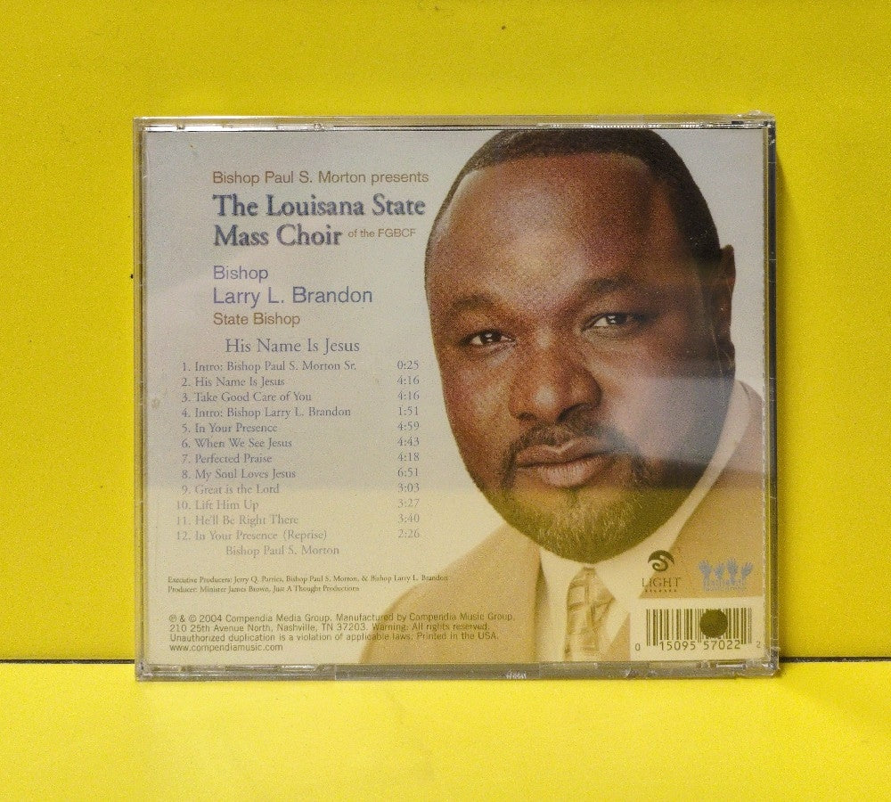 The Louisiana State Mass Choir - His Name Is Jesus - 2004 - 5702 - New - Sealed - CDs