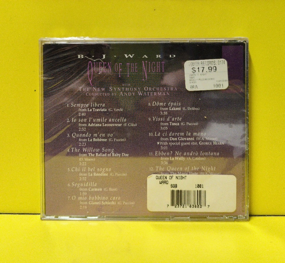 B.J. Ward - Queen Of The Night - 1994 - DORC1001 - New - Sealed - CDs
