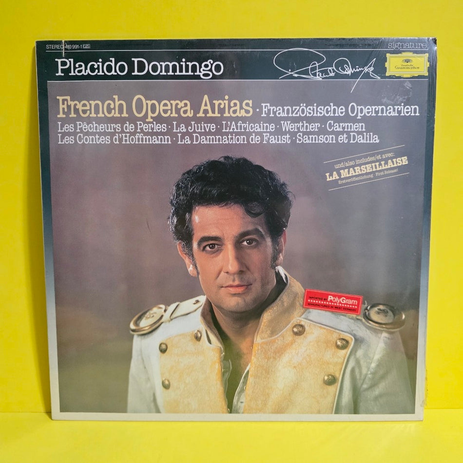 Placid Domingo  - French Opera Arias  - 1985 - 410 991-1 - New - Sealed - Vinyl