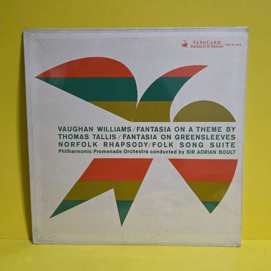Vaughan Williams / Philharmonic Promenade Orchestra .. Mono - Fantasia On A Theme Of Tallis - 1962 - VRS-1093 - New - Sealed - Vinyl