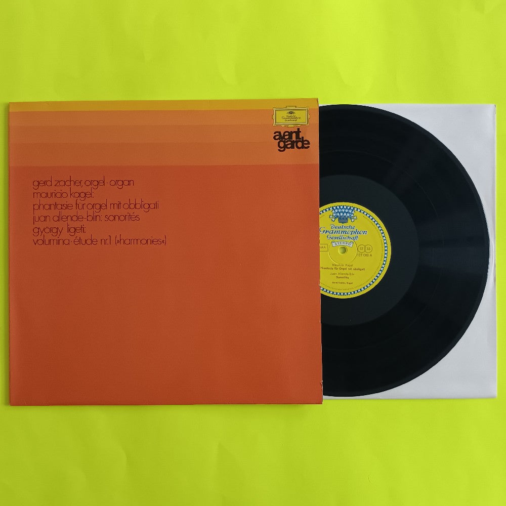 Gerd Zacher / Kagel  - Phantasie Fur Orgel Mit Obbligati GERMANY - 1968 - 137 003 - Used - VG++ - Vinyl