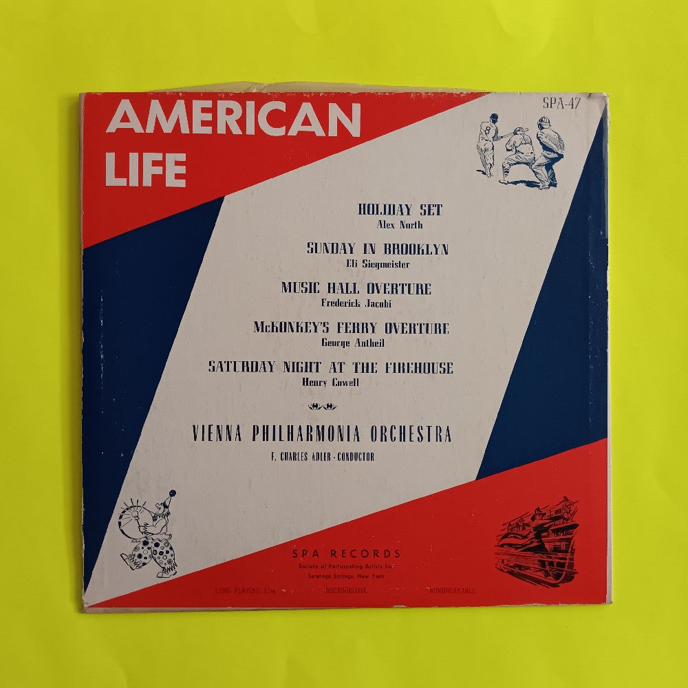 F. Charles Adler - American Life - 1954 - SPA-47 - Used - VG++ - Vinyl