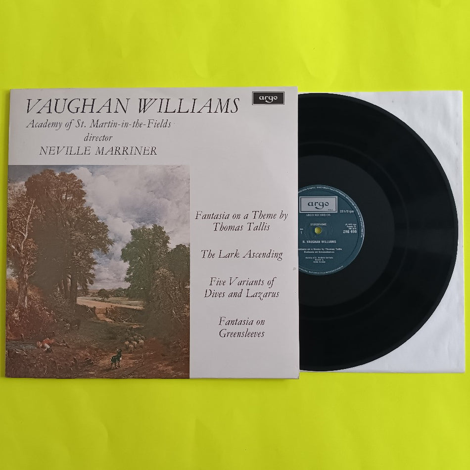 Vaughan Williams / Neville Marriner - Fantasia On A Theme HOLLAND - 1972 - ZRG 696 - Used - NM - Vinyl