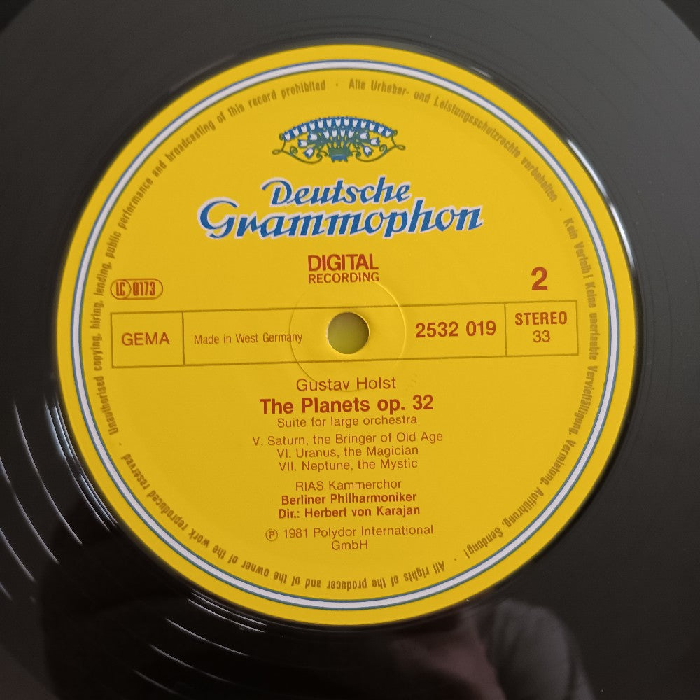 Gustav Holst / Van Karajan - The Planets EU SHRINK - 1981 - 2532 019 - Used - NM - Vinyl
