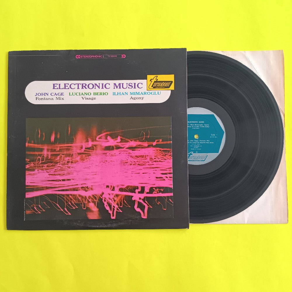 John Cage / Berio / Mimaroglu - Electronic Music - 1966 - TV 340465 - Used - VG++ - Vinyl