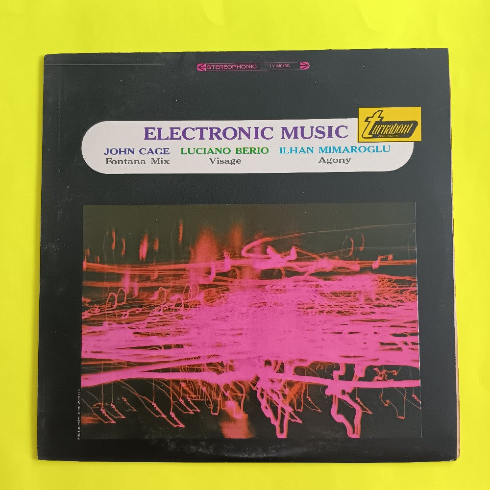 John Cage / Berio / Mimaroglu - Electronic Music - 1966 - TV 340465 - Used - VG++ - Vinyl
