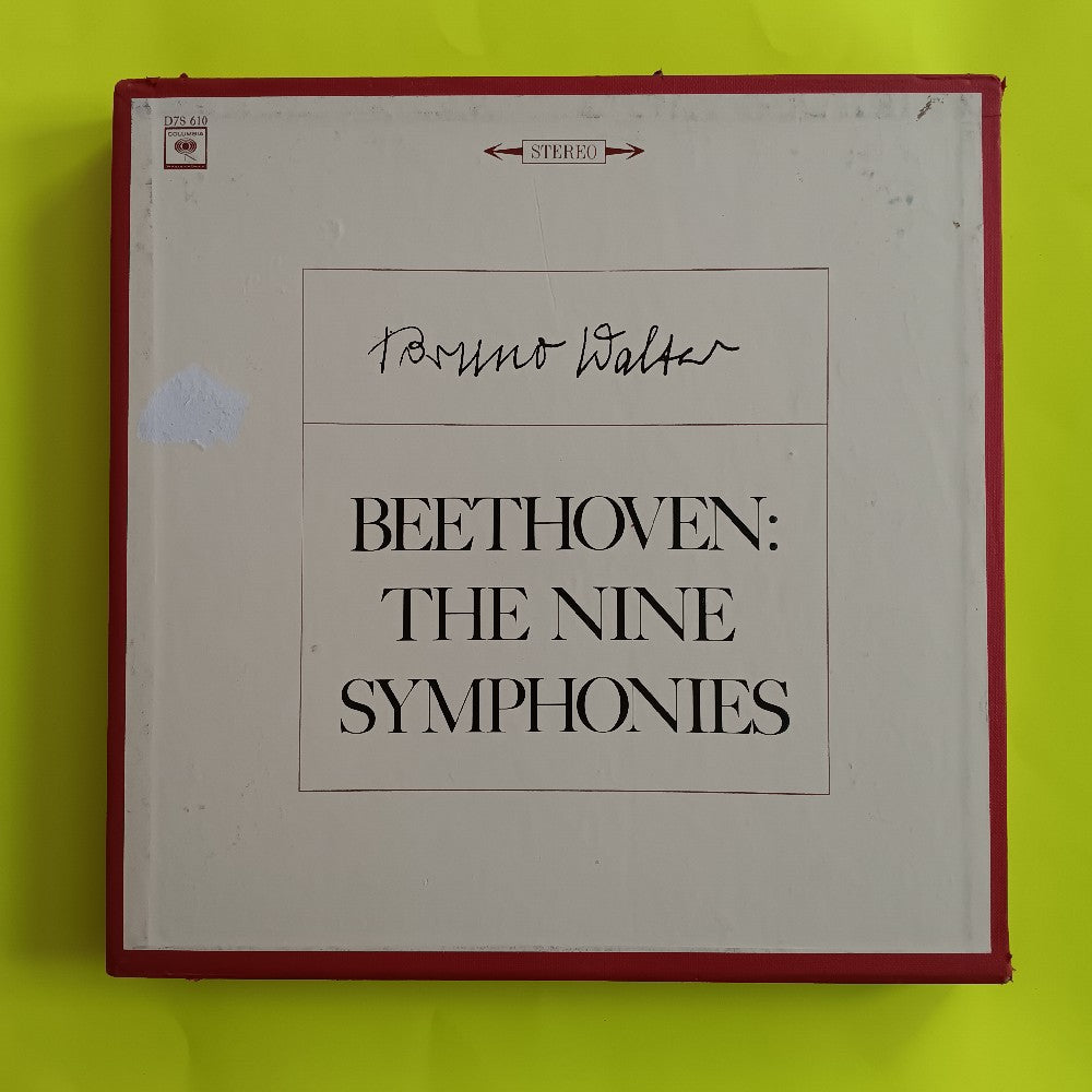 Bruno Walter / Beethoven - The Nine Symphonies 7LP Box Set PROMO - D7S 610 - Used - EX - Vinyl