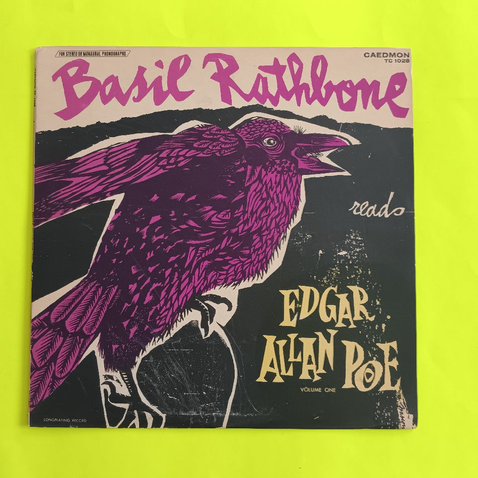 Basil Rathbone - Reads Edgar Allan Poe Volume 1 - TC 1028 - Used - VG++ - Vinyl
