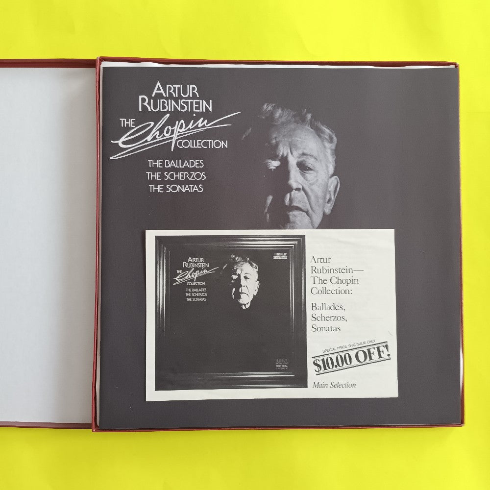 Artur Rubinstein / Chopin - The Chopin Collection 3LP Box Set - 1985 - ARL3-5460 - Used - NM - Vinyl