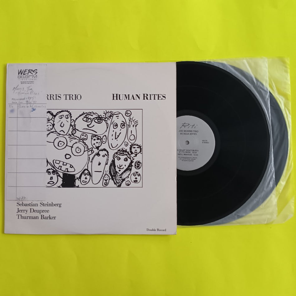 Joe Morris Trio - Human Rites 2LP Radio Copy - 1987 - RITI 02/03 - Used - VG++ - Vinyl