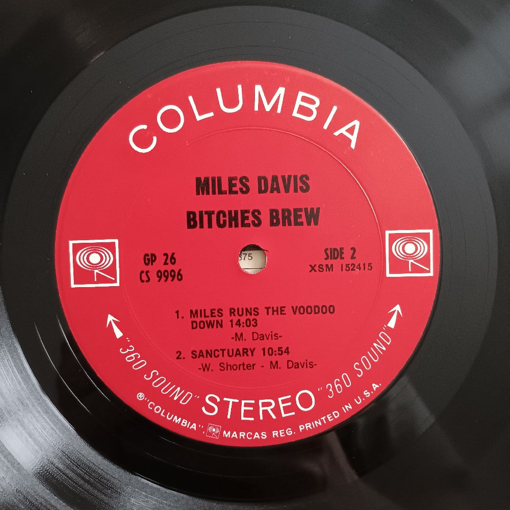 Miles Davis - Bitches Brew 2 Eye Stereo - 1970 - GP 26 - Used - VG++ - Vinyl