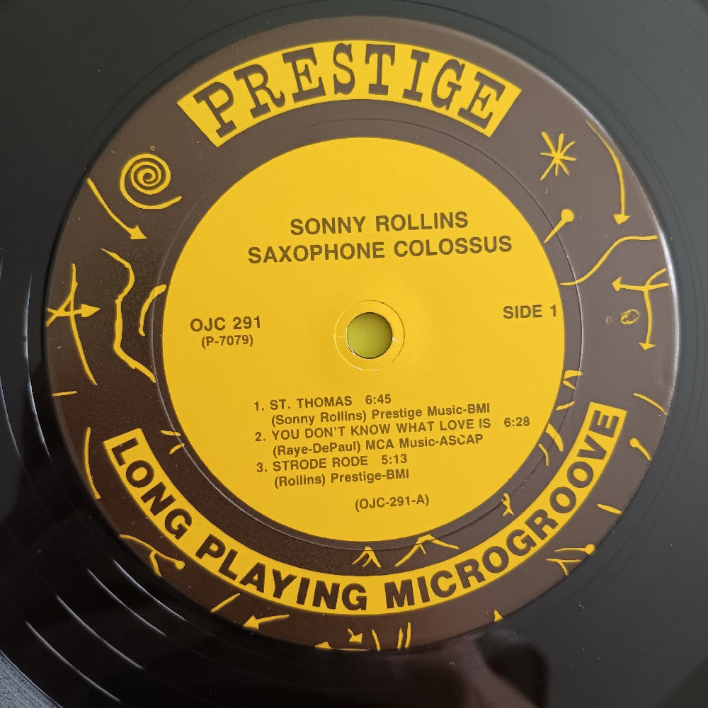 Sonny Rollins - Saxophone Colossus - 1987 - OJC-291 - Used - VG++ - Vinyl