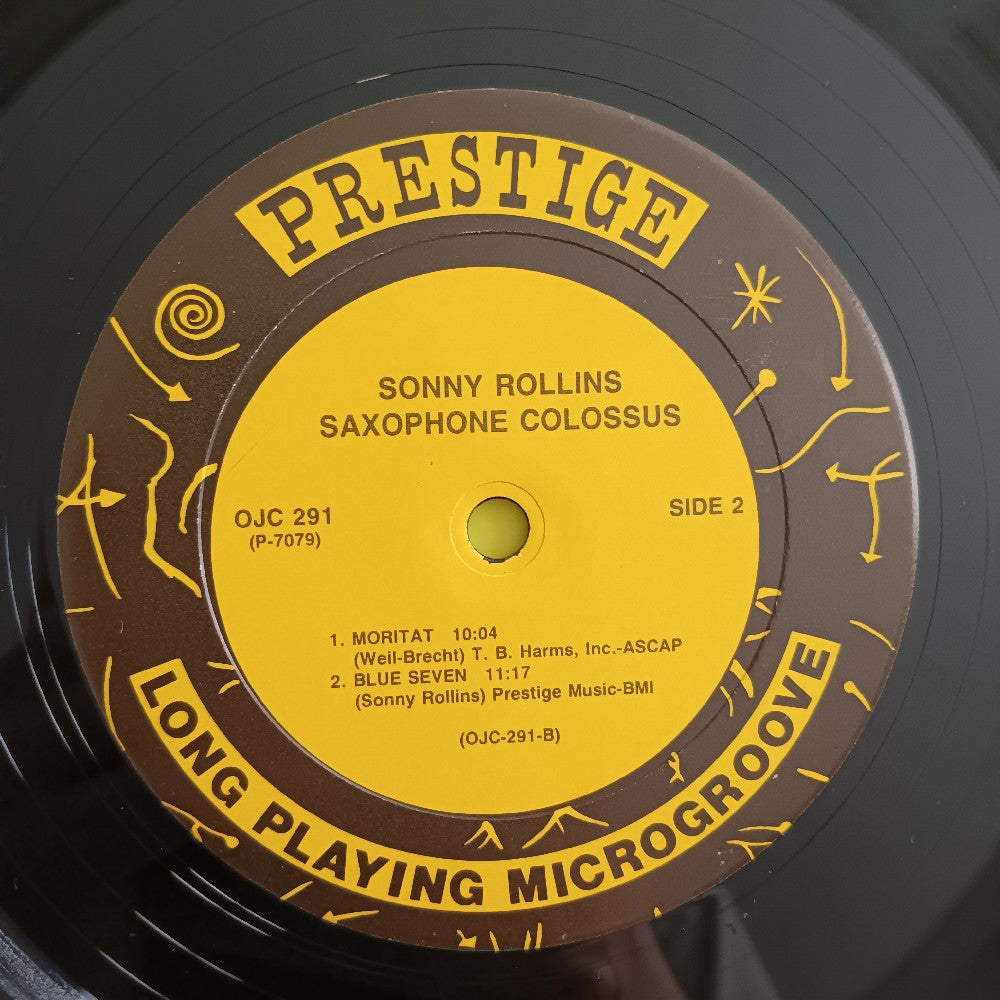 Sonny Rollins - Saxophone Colossus - 1987 - OJC-291 - Used - VG++ - Vinyl