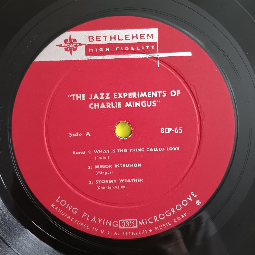 Charlie Mingus - The Jazz Experiments Of Charlie Mingus OG DG MONO - 1957 - BCP65 - Used - VG+ - Vinyl