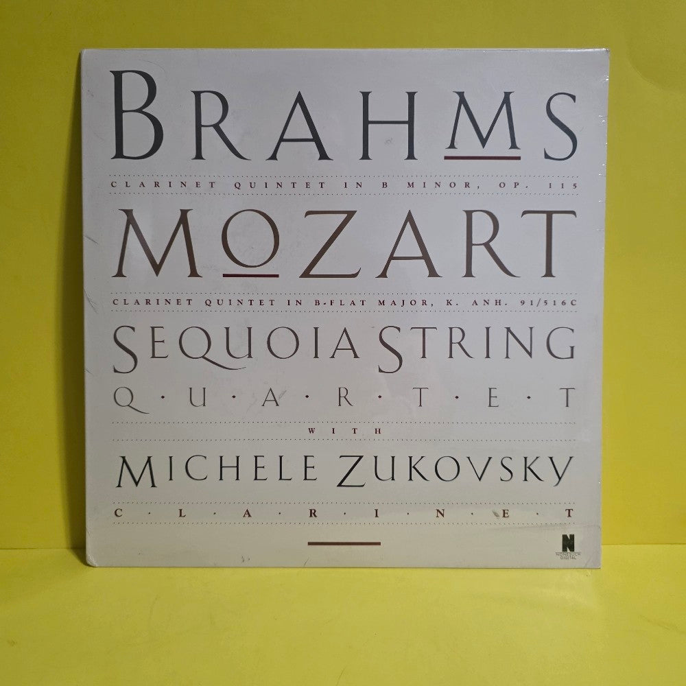 Brahms / Mozart - Sequoia String Quartet With Michele Zukovsky - 1985 - E1-79105 - New - Sealed - Vinyl