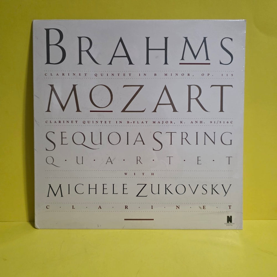 Brahms / Mozart - Sequoia String Quartet With Michele Zukovsky - 1985 - E1-79105 - New - Sealed - Vinyl