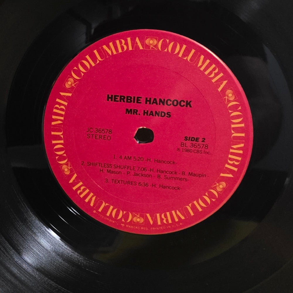 Herbie Hancock - Mr. Hands - 1980 - JC 36578 - Used - EX - Vinyl