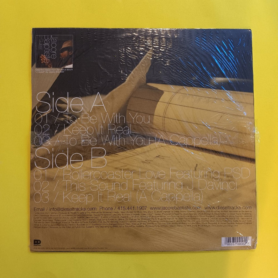 Jacore Baptiste - J-Quest EP - 2004 - DST-2001 - New - Sealed - Vinyl