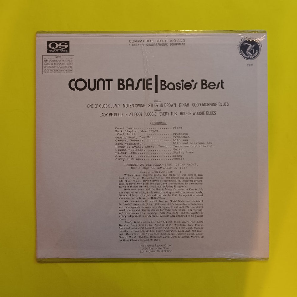 Count Basie - Basie's Best QUAD - 1974 - Olympic 7121 - New - Sealed - Vinyl