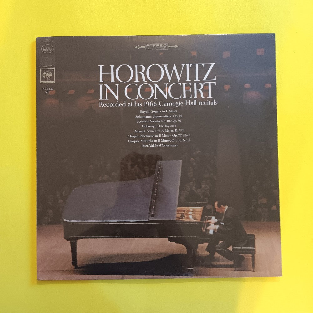 Vladimir Horowitz - Horowitz In Concert 1966 Carnegie Hall Recitals - 1967 - M2S 757 - New - Sealed - Vinyl