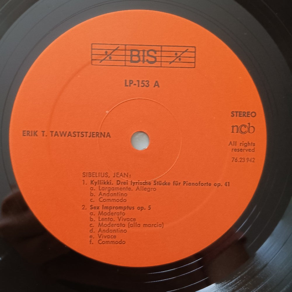 Erik Tawaststjerna - Libelous Complete Piano Music VOL 1-4 4LP LOT - BIS-LP-153 - Used - NM - Vinyl