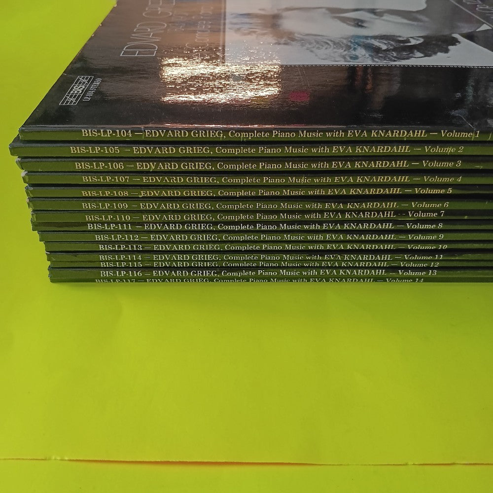 Eva Knardahl - Grieg: Complete Piano Music Vol 1-14 14x LP LOT  - 1977 - BIS LP-104 - 117 - Used - NM - Vinyl